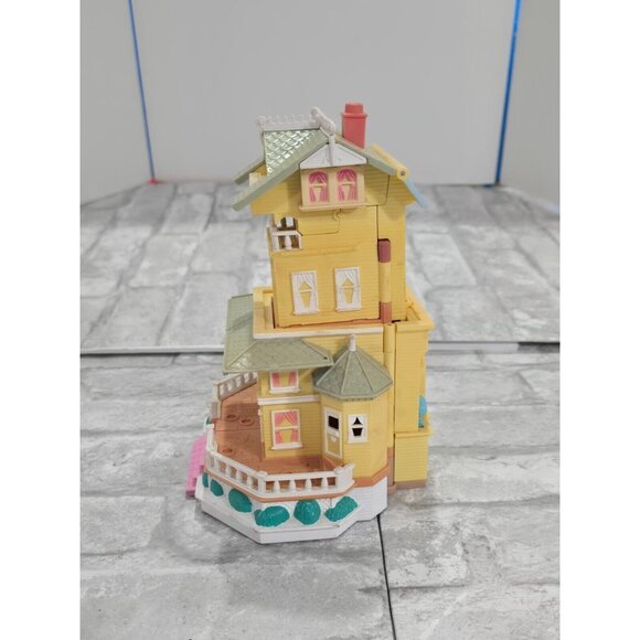 Vintage Polly Pocket Pop-Up Clubhouse Mansion Bluebird 1995 House Only‎ VIDEO - Picture 14 of 16